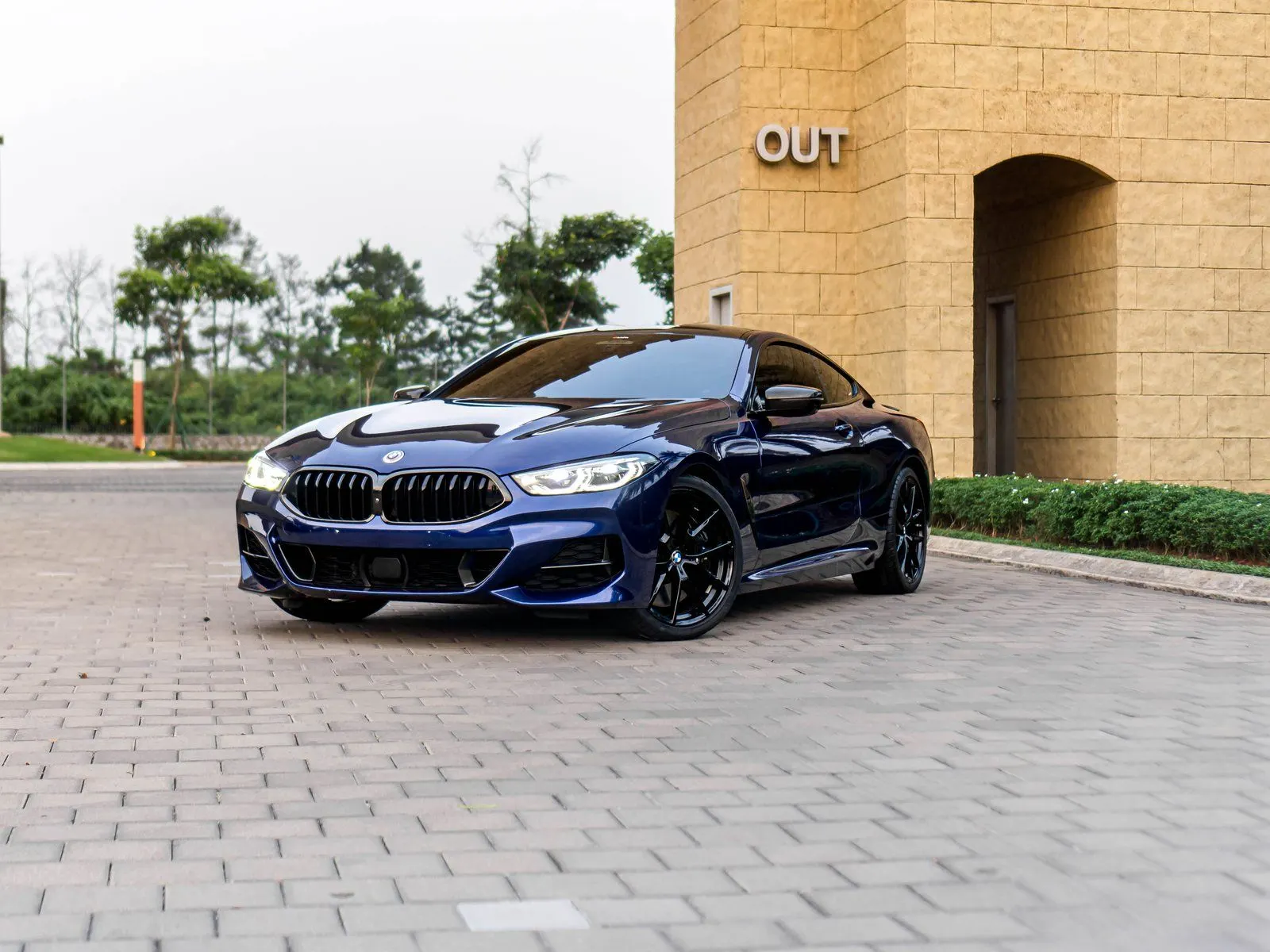 BMW M8, Wrap San Marino Blue